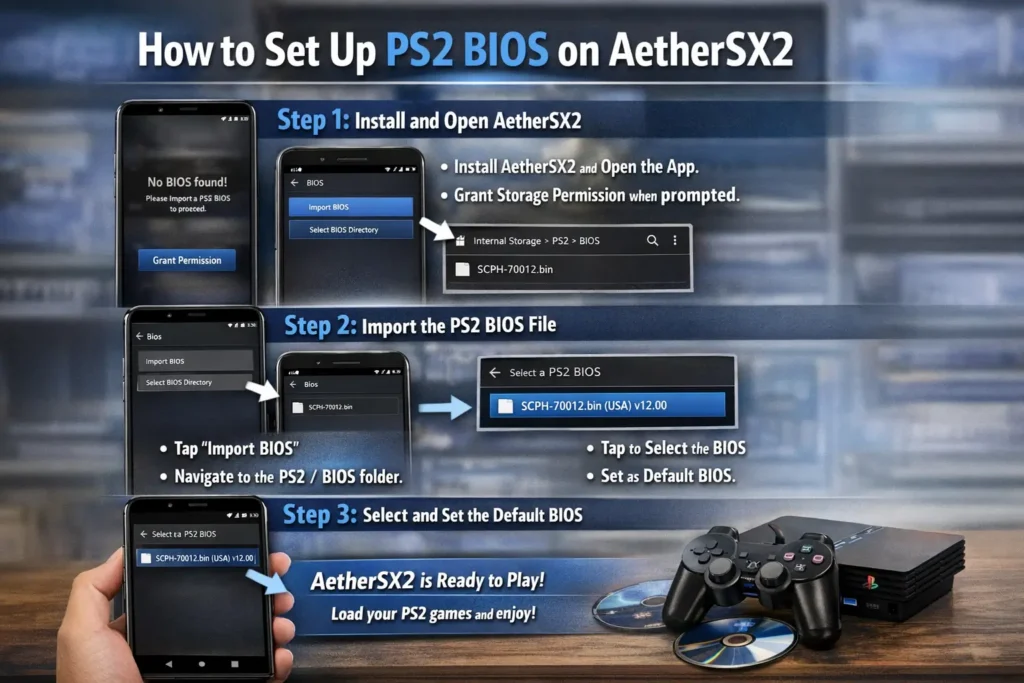 Set Up PS2 BIOS on AetherSX2