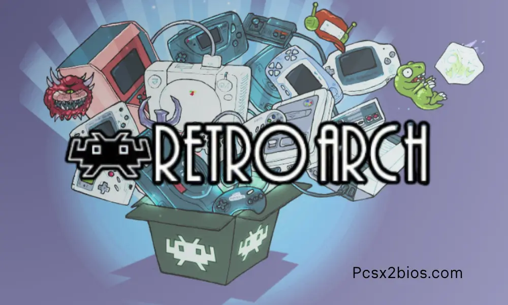 RetroArch emulator interface showing core and settings options