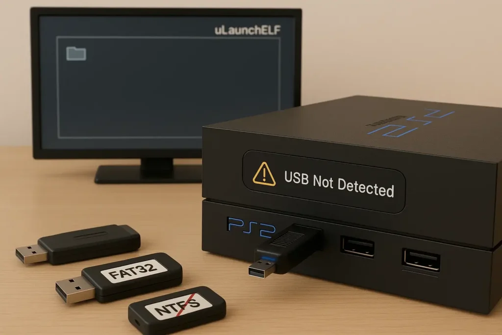 Error USB Not Detected in uLaunchELF